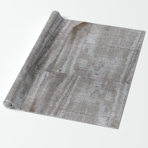 Papel De Regalo Diversión, Rústica, Gris, Barnwood,
