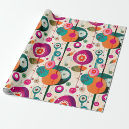 Papel De Regalo Diversión y círculos coloridos