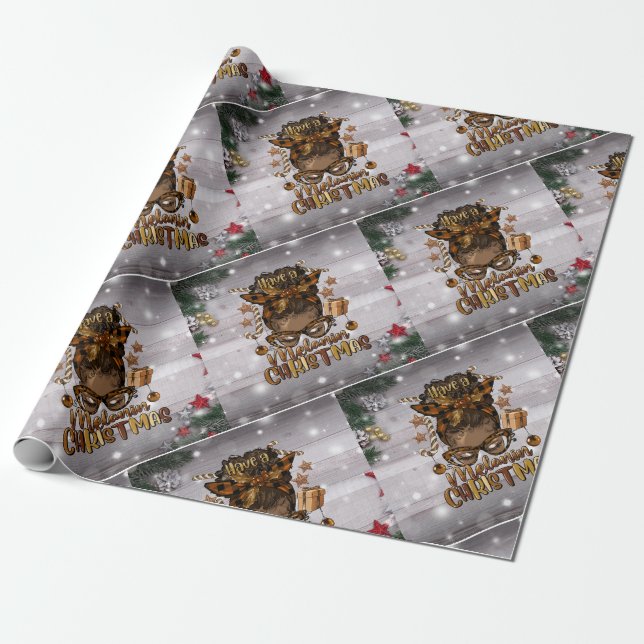 Papel De Regalo "Diversos tragaluces: regalo inspirado en los afro (Desenrollado)