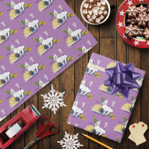Papel De Regalo Divertidas consecuencias de Nochevieja de gato bla