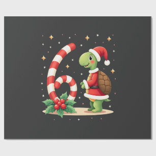 Papel De Regalo Divertido 67 Meme Tortuga Navidad PJm Hombres Muje