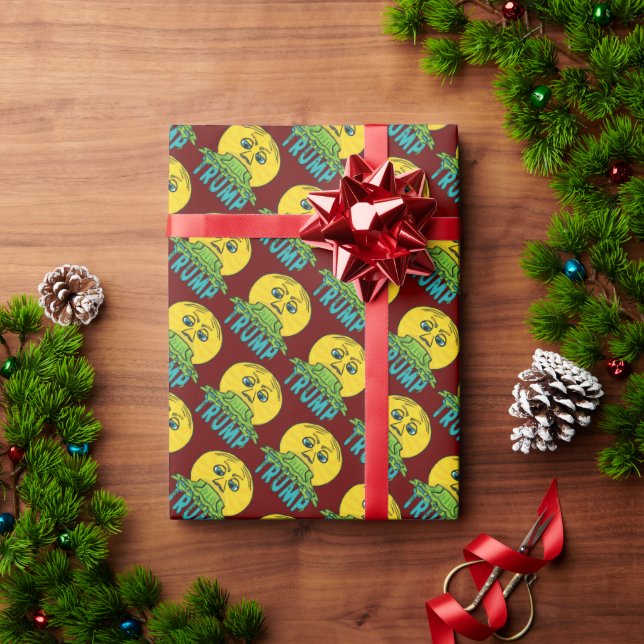 Papel De Regalo Divertido anti Trump (Regalo de vacaciones)