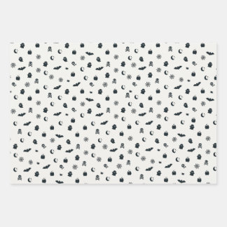 Papel de regalo divertido con tema de Halloween