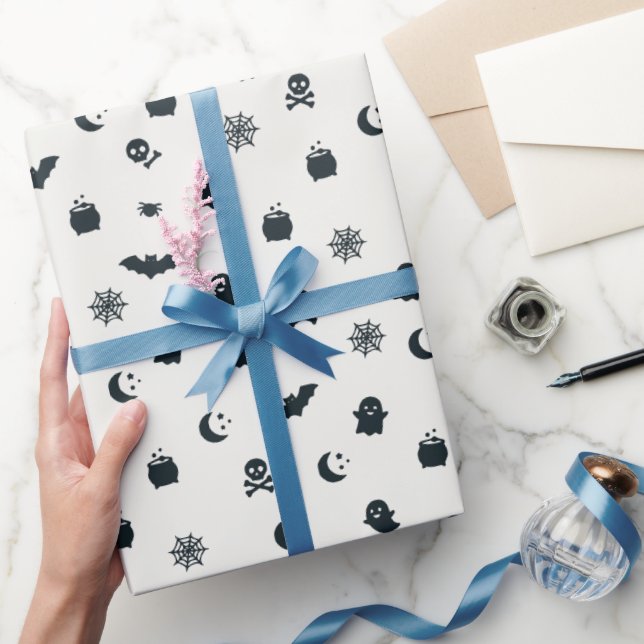 Papel de regalo divertido con tema de Halloween (Regalar)