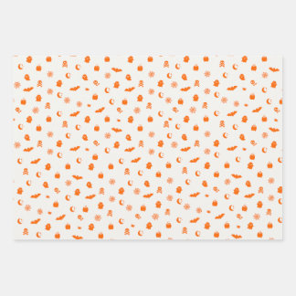 Papel de regalo divertido con tema de Halloween