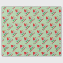 Papel de regalo divertido de Navidad Merry Kissmya