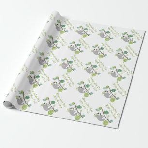 Papel De Regalo Divertido de texto personalizado colgar la ranura