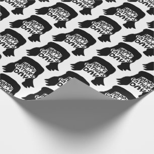 Papel De Regalo Divertido día feliz del padre