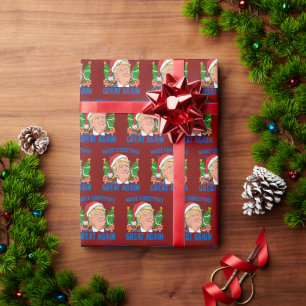 Papel De Regalo Divertido Donald Trump vuelve a hacer grandes a lo