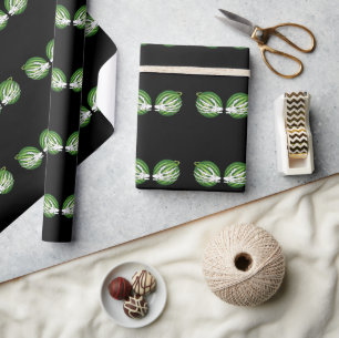 Papel De Regalo Divertido esqueleto de Halloween Manos sosteniendo