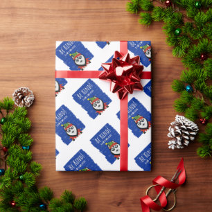 Papel De Regalo Divertido Feliz Navidad Bah Humbug Be Kame 
