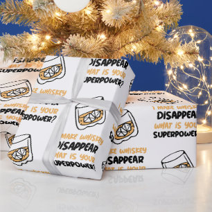 Papel De Regalo Divertido, hago que el whisky desaparezca