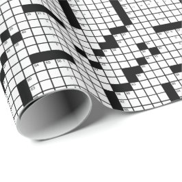 Papel De Regalo Divertido juego de rompecabezas de crucigrama en b