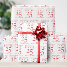 Papel de Regalo Divertido No Abrir Hasta Navidad