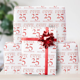Papel de Regalo Divertido No Abrir Hasta Navidad