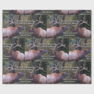 Papel De Regalo Divertido no puedo creer que ella consiguió chiste