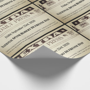 Papel De Regalo Divertido periódico personalizado