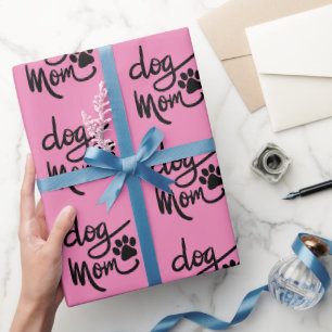 Papel De Regalo Divertido perro Paw Dog Mom