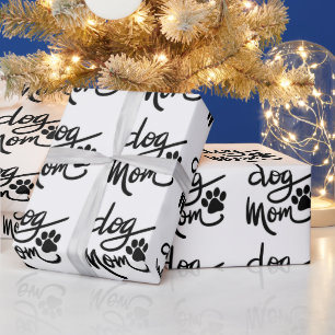 Papel De Regalo Divertido perro Paw Dog Mom