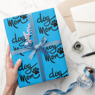 Papel De Regalo Divertido perro Paw Dog Mom