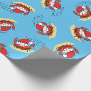 Papel De Regalo Divertido Personalizado navideño navideño con Navi
