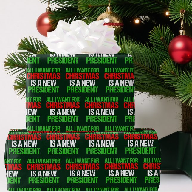 Papel De Regalo Divertido político Todo Lo Que Quiero Para El Pres (Subido por el creador)