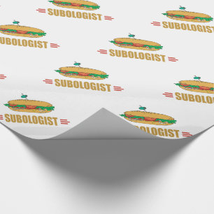 Papel De Regalo Divertido sandwich