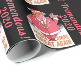 Papel De Regalo Divertido Trump hace que las navidades sean buenas