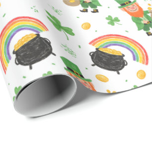 Papel De Regalo Diviértete con el estilo de coloreado infantil el