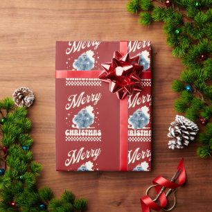 Papel De Regalo Diviértete con el Yeti de Navidad Humor Festivo