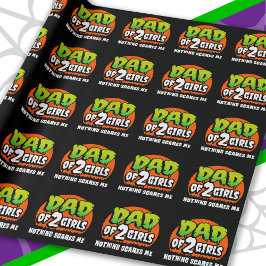 Papel De Regalo Diviértete en Halloween Nada Me Asusta Papá de 2 N