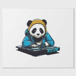 Papel De Regalo DJ Kawaii Panda