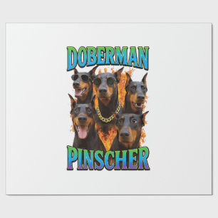 Papel De Regalo Doberman Pinscher