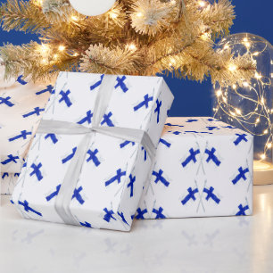 Papel De Regalo Doble bandera de Finlandia