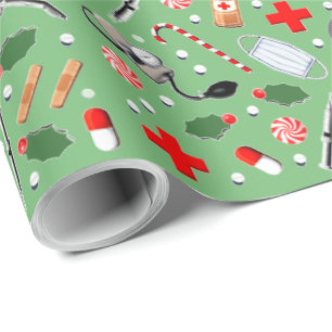 Papel De Regalo Doctor Navidad