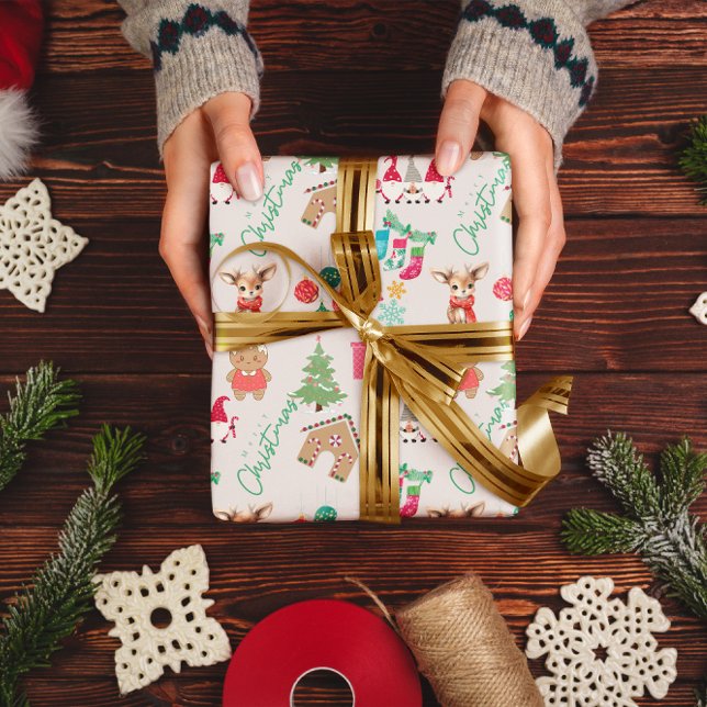 PAPEL DE REGALO DOCUMENTO DE DIVERSIÓN DE NAVIDADES DEL FESTIVE JO (Subido por el creador)