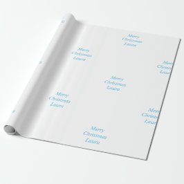 Papel De Regalo Documento de Navidades personalizados