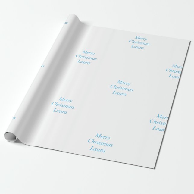Papel De Regalo Documento de Navidades personalizados (Desenrollado)