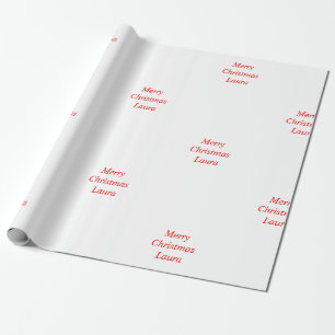 Papel De Regalo Documento de Navidades personalizados