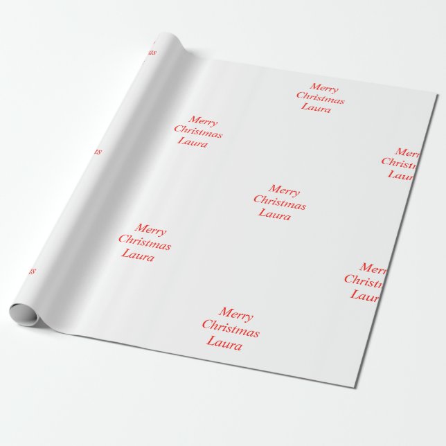 Papel De Regalo Documento de Navidades personalizados (Desenrollado)