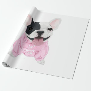Papel De Regalo Dog Lovers   Ama Solo, Perro Amor