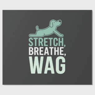 Papel De Regalo Doga Yoga Canino Bienestar Pet Estiramiento Consci