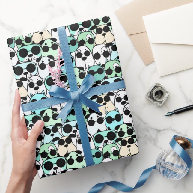 Papel De Regalo Dogs Cartoon Funland (Regalar)