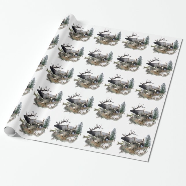 Papel De Regalo Dólar del trofeo del toro del monstruo (Desenrollado)