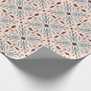 Papel De Regalo Dolores Niveles FLoral Patrón rosa