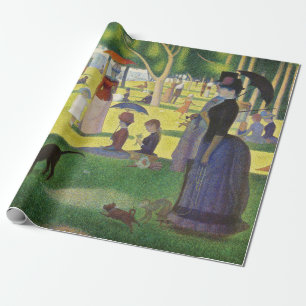 Papel De Regalo Domingo en La Grande Jatte por Georges Seurat