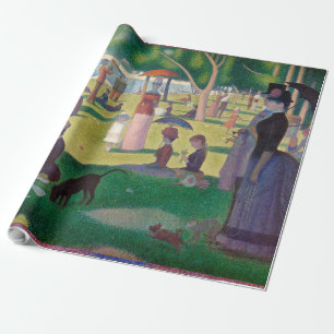 Papel De Regalo Domingo en la pintura de La Grande Jatte Seurat