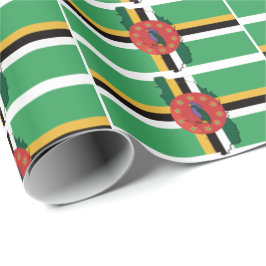 Papel De Regalo DOMINICA | Sisserou Parrot | Bandera DOMINICANA