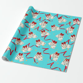 Papel De Regalo Domino Wraping Paper Aqua