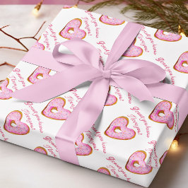 Papel De Regalo Dona que sabes, amo tu dona rosa